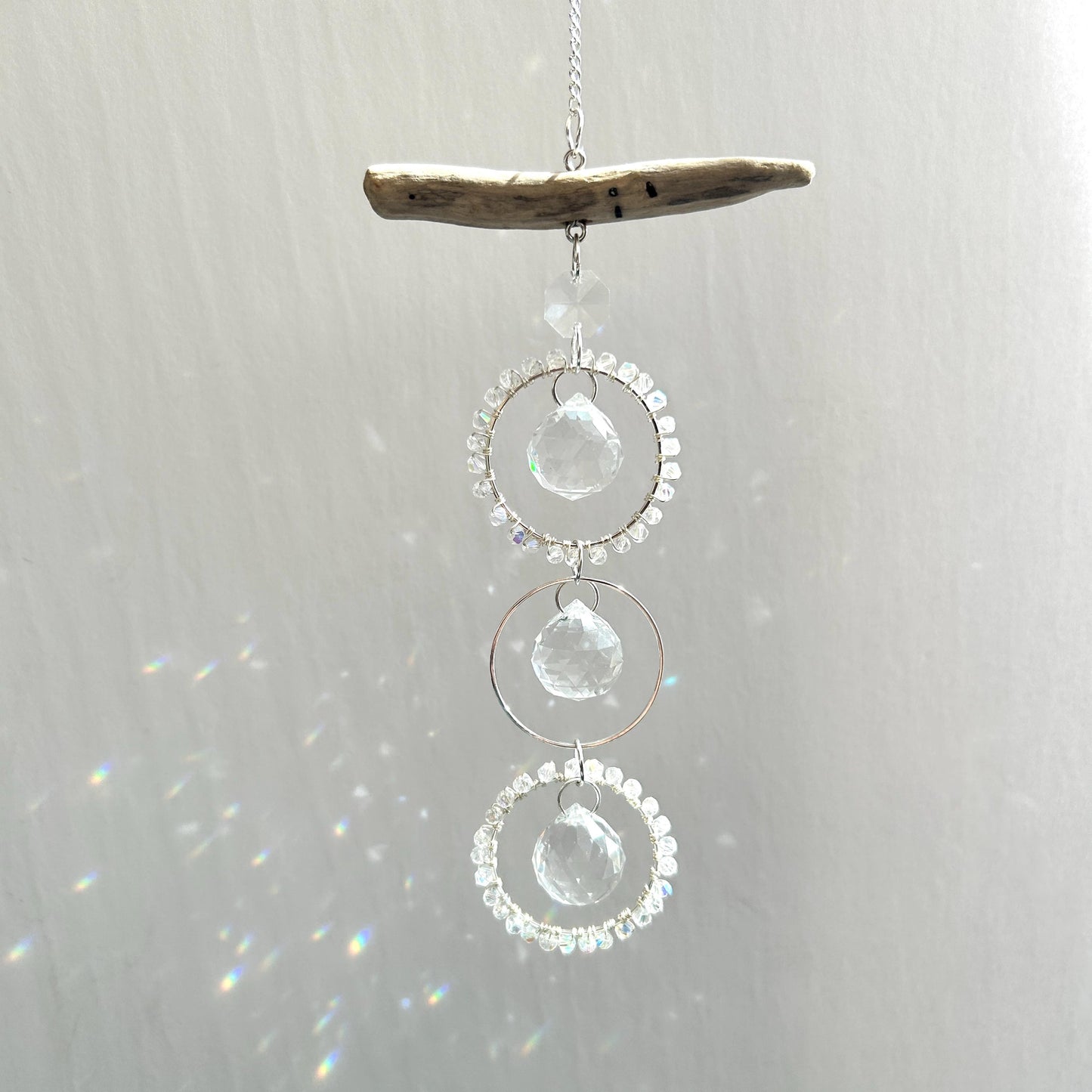 Driftwood Triple Prism Suncatcher