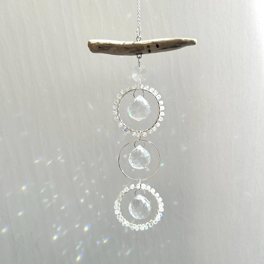 Driftwood Triple Prism Suncatcher