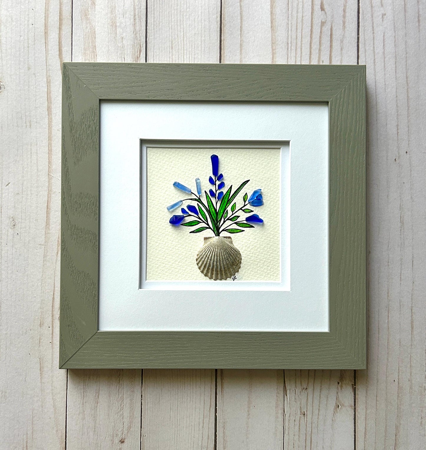 Coastal Bouquet - 8-in x 8-in