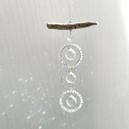Driftwood Triple Prism Suncatcher