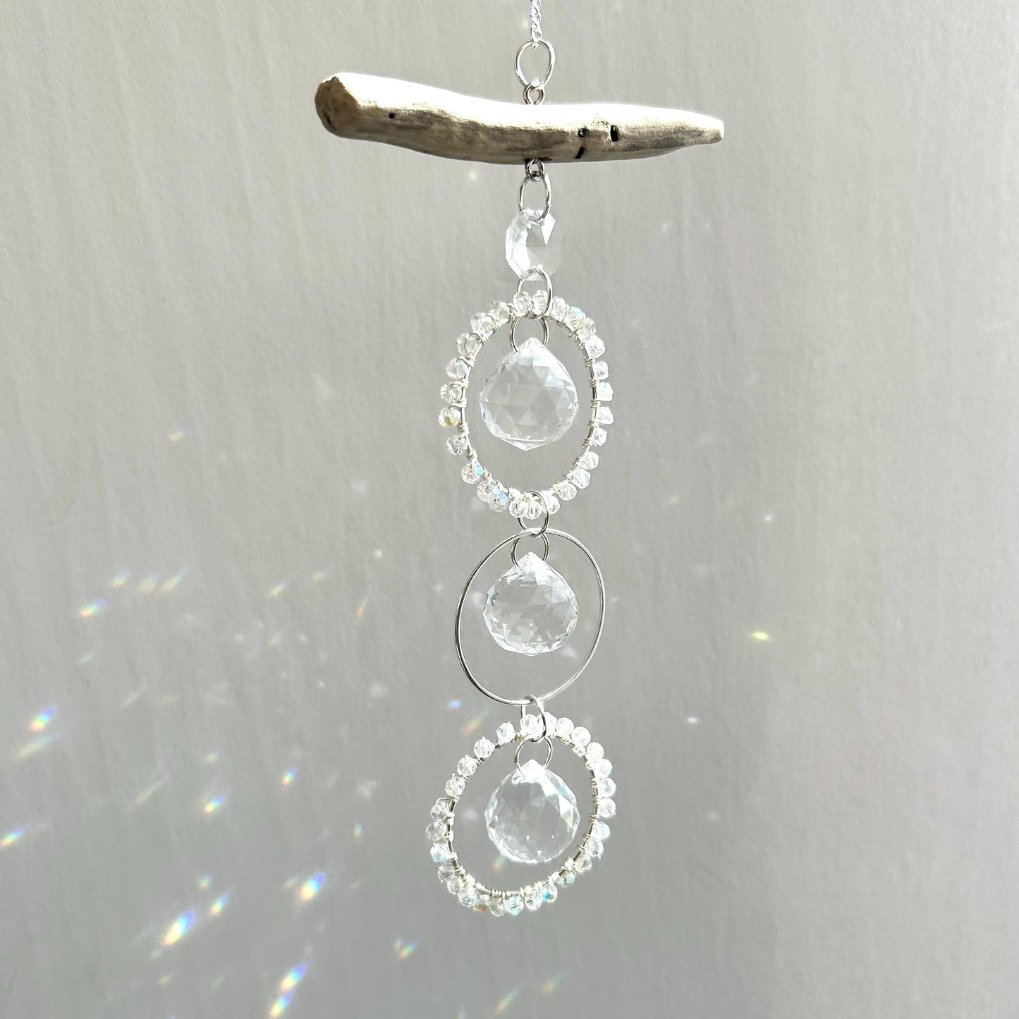 Driftwood Triple Prism Suncatcher