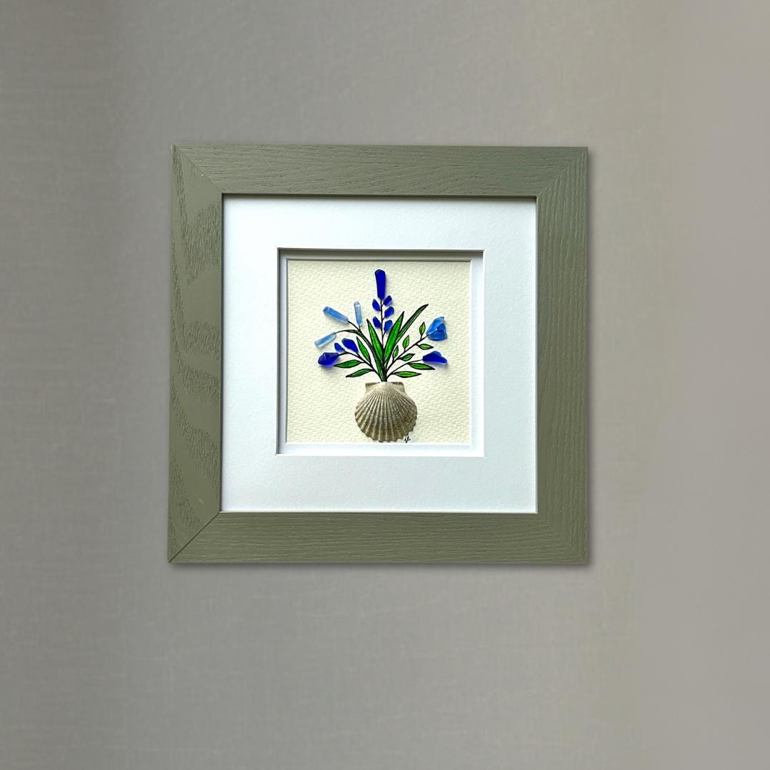 Coastal Bouquet - 8-in x 8-in