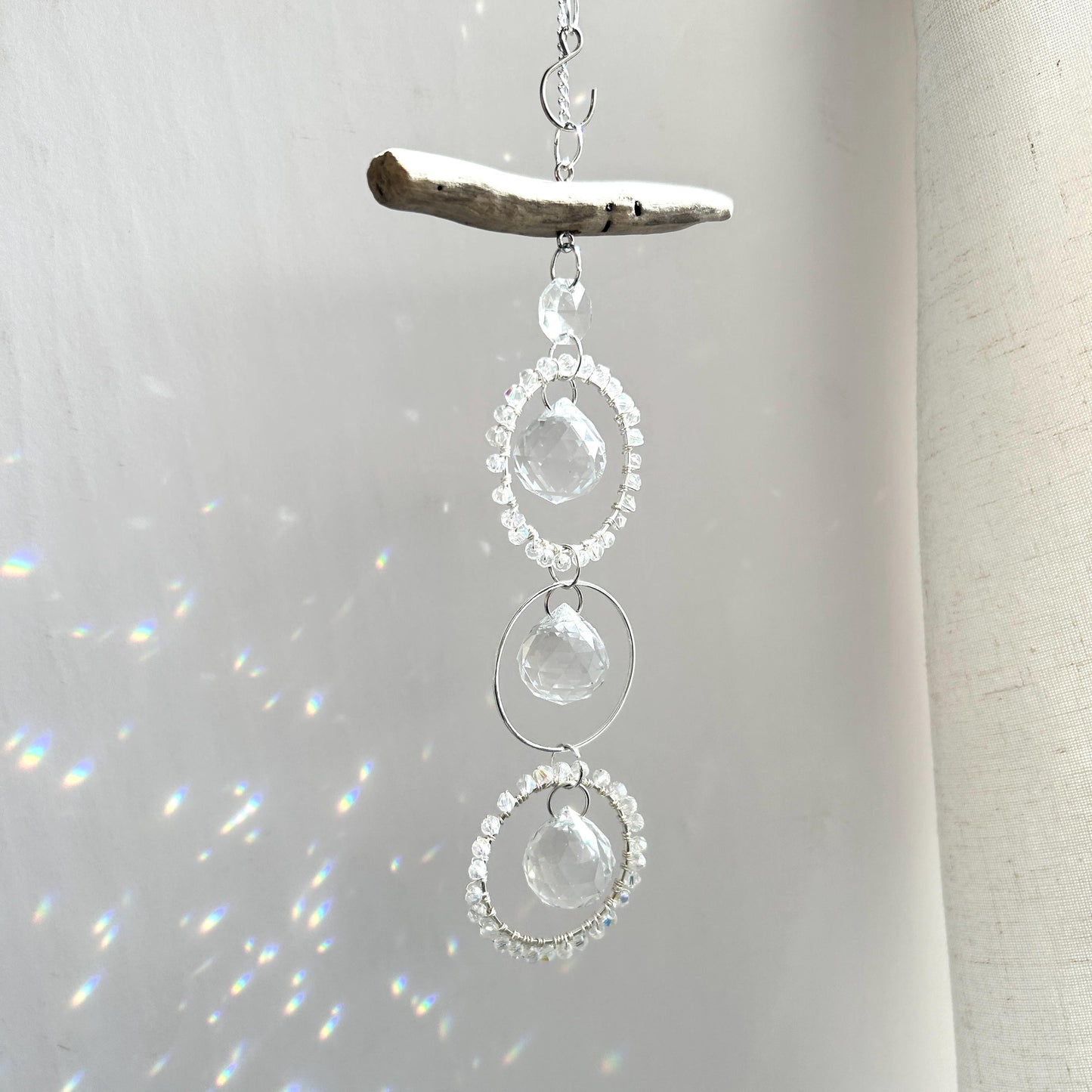 Driftwood Triple Prism Suncatcher