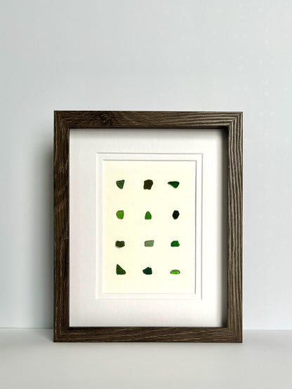 Hues of Green Sea Glass