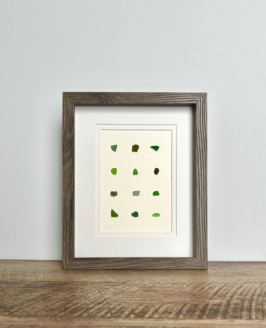 Hues of Green Sea Glass
