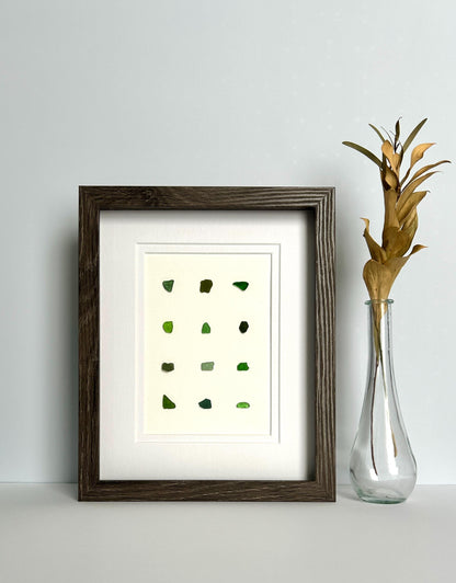 Hues of Green Sea Glass
